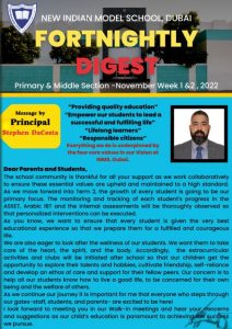 Fortnightly Digest Primary & Middle Section – November