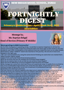 Fortnightly Digest Primary & Middle Section – April (Week 3&4) 2023